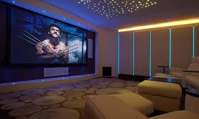 If the cinema room has windows, automated blinds will reduce glare when you're watching films, and will help with acoustics too, especially if matched with thick, lined curtains. Games Room Home Cinema In Sheffield South Yorkshire Finite Solutions