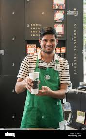 Starbucks Coffee Barista High Resolution Stock Photography And Images Alamy