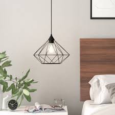 1 light modern outdoor pendants lights. Zipcode Design Freya 1 Light Geometric Pendant Reviews Wayfair Co Uk