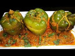 Stuffed Shimla Mirch Veg Weekend Easy Recipe Roasted Stuffed Capsicum Ungli Chat Te Reh Jaenge Youtube Veg Curry Indian Snack Recipes Recipes