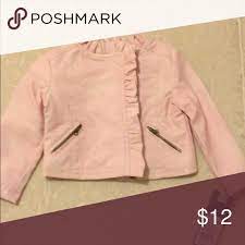 Adorable Baby Girl Pink Faux Leather Jacket Faux Leather Jackets Jackets Leather Jacket