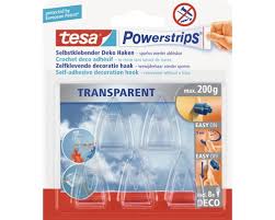 Selbstklebende klebehaken schutzfolie entfernen, den glatten untergrund reinigen und trocknen, den haken fest auf den untergrund drücken und mögliche luftbläschen mit streichenden bewegungen. Tesa Powerstrips 5 Haken 8 Strips Bei Hornbach Kaufen