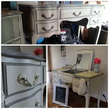 Browse our huge selection and make an offer today! Before After Of Davis Cabinet Company Makeup Vanity Sara S Vintage Touch Davis Cabinet Co S Makeup Vanity French Provincial Style Mirror Interior Design