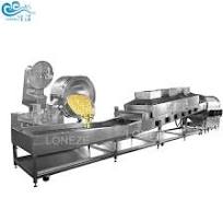 Butterfly Mushroom Fully Automated Industrial Popcorn Production Coating  Line