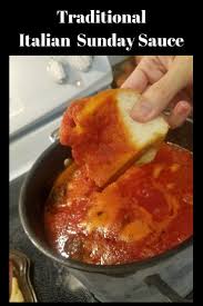 Traditional Italian Sunday Sauce Recipe Recipe Italian Recipes Food Recipes