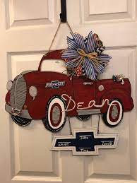 Old Vintage Chevy Truck Door Hanger Baby Boy 55 Shipping Chevytruck Doorhanger Hospit Baby Door Hangers Hospital Door Hanger Boy Vintage Truck Nursery