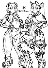 Rule34 - If it exists, there is porn of it  ebonyxh, nezha (warframe)   1728184
