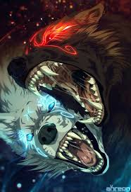White wolf from balto cartoon wolf anime wolf fantasy wolf. Off White Commic Anime Wolf Werewolf Art Fantasy Art