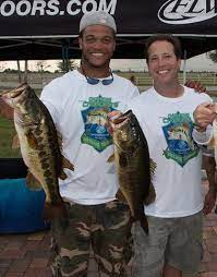 Channing Crowder Wearing One Of Our Dry Fit Custom Fishing Shirts At His Tournament With The Boys And Gir Fishing Outfits Fishing Shirts Custom Fishing Shirts