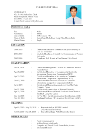 Resume secara sederhana bisa juga diartikan senbagai daftar riwayat hidup. Cara Membuat Cv Dalam Bahasa Inggris Dengan Baik Dan Benar Ukm Ieclop Pnl