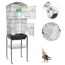 Elle peut être grande , moyenne ou petite selon la taille ou le nombre d'oiseaux que vous possédez. Ltppstore Grande Voliere Pour Oiseaux Cage A Roulettes Cage A Oiseaux Rue Du Commerce