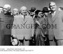 Indian Prime Minister Jawaharlal Nehru ...