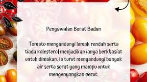 Khasiat si buah tomat yang merona kiblat muslimah. Khasiat Dan Manfaat Tomato Youtube