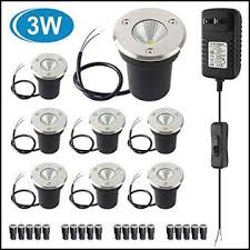 Ttw47yz Low Voltage Landscape Lights Aponuo 3w Deck Lights Low Voltage Led In Ground Lights Well Lights 12v 24v Transformer With