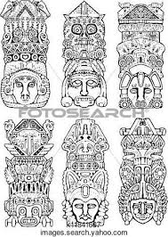 Pin By Kathy Carney On Coloring Pages Native American Aztec Art Totem Tattoo Mayan Symbols