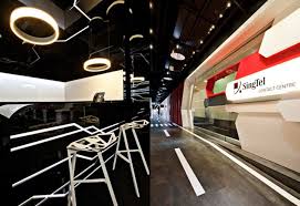 Singtel Call Centre By Sca Design Singapore 06 Breakout Areas Singtel Call Centre By Sca Design Singapore Call Center Breakout Area Retail Design Blog