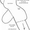 Stuffed teddy bear sewing pattern, digital pdf memory bear sewing pattern for instant download. 1