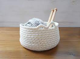 I wanted my bowl to have more of a bowl shape and flat bottom so i. How To Make A Diy Yarn Bowl Crochet Pattern And Tutorial