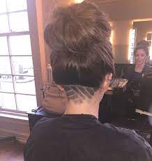 Haarschnitte Tech Undercut Long Hair Under Hair Shaved Shaved Hair Designs