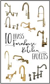 Looking for the best kitchen faucets 2020? Brass Faucet For A Farmhouse Kitchen Cotton Stem