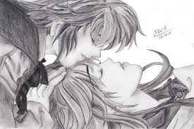 Beso En La Frente Dibujos De Amor De Pareja Dibujos De Amor Dibujos