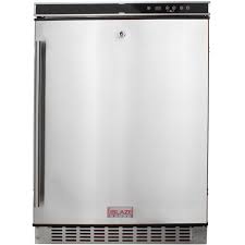 With a space of 5.49 cubic feet, this fridge can store up to 142 cans (12 ounces) of drinks. Blaze 5 5 Cu Ft Outdoor Stainless Steel Compact Refrigerator Ul Approved Blz Ssrf50d Bb Compact Refrigerator Outdoor Gas Fireplace Outdoor Refrigerator
