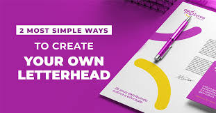 For instance, with an official letter addressed to a company executive, a professional tone must be maintained throughout the letter. Two Most Simple Ways To Create Your Own Letterhead Designbold Academy