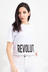 Ediz 5085 Baskili T Shirt Kadin Ust Giyim Tisort Modelleri