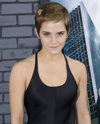 Again we have located a nice mix of photos and imagery what we are calling: Emma Watson With Her Hair Cut Boyish Short And Around Her Ears In A Pixie