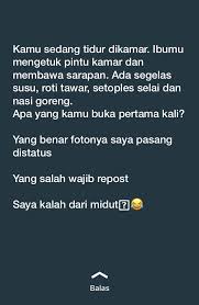 Yang biasa tidur pulas dan ketika mendengar ada panggilan maka dia akan menjawab dan baru membuka mata. Kamu Sedang Tidur Di Kamar Ibumu Mengetuk Sedang