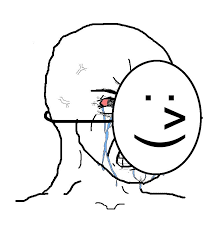 Memes are used to depicts the everyday life situations of the people. Crying Behind Mask Imgur