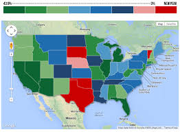 Heat Map Home Prices Reaches The Highest In Five Us States In May Ontario Map Interactive Map Custom Google Map
