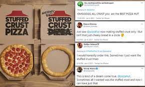 Order pizza hut online now. Pizza Hut Launches Nothing But Stuffed Crust Made With Just Cheese Filled Crust And No Pizza Daily Mail Online