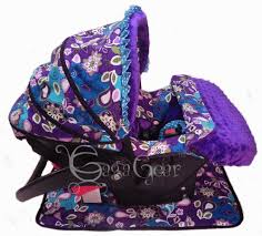 Monique Collection From Www Gagababygear Com Shown On An Eddie Bauer Adventurer Car Seat Love Purple And Turquo Infant Car Seat Cover Baby Car Seats Car Seats