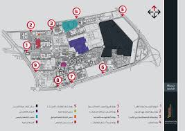 الإدارة العامة للمرافق خريطة الجامعة