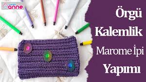 Orgu Kalemlik Yapimi Makrome Ipi Ile Kalemlik Nasil Yapilir Orgu Kalemlik Tig Isleri