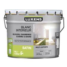Peinture luxens en ligne / nuancier peinture luxens weldom peinture blanc interieur sejour et chambre luxens mat 2 5l les grandes ensei. Peinture Luxens Satin 10 L Peinture Luxens Peinture Mur Et Plafond Peinture