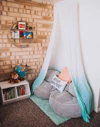 Reading can be beneficial to your kids for getting them prepared for kindergarten, promoting early literacy and bringing up a love of language and reading. Kids Reading Nook Inspiration Purewow