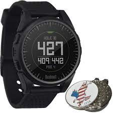 Bushnell 2017 Excel Golf Gps Watch Rangefinder Black Comes With 1 Custom Ball Marker Hat Clip Set American Eagle Golf Gps Watch Ball Markers Golf Range Finders