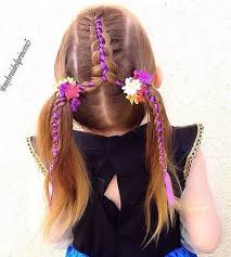 This braid is created by using 3 strands of hair and a ribbon, scarf, or piece of fabric woven through the strands. 20 Amazing Braided Pigtail Styles For Girls