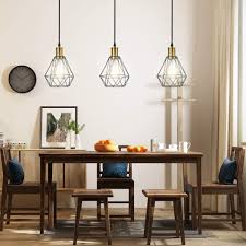 The right light can make or break the look of a room — especially when it comes to the space where you share your meals. Wire Cage Pendant Light Plug In Light Fixture With On Off Switch Shape Hanging Lamp With Vintage Bronze Socket Light Buy Chandeliers And Lamps Decorative Cage Shape Lighting Pendant Light Modern Product On Alibaba Com