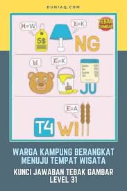 Sehingga anda pun tetap dapat mengasah otak sambil bermain game. Kunci Jawaban Tebak Gambar Level 31 Lengkap
