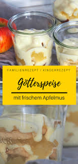 Gotterspeise Mit Frischem Apfelmus Miss Broccoli Rezept Rezepte Apfelmus Lebensmittel Essen