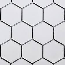 Ceramic tiles are very versatile in terms of applicability and use, and are widely available in various colors, looks, sizes, textures, finish, and shapes. Hexagon Plain White Glossy Ceramic Mosaic Tile Buy Online In Andorra At Desertcart 50159065