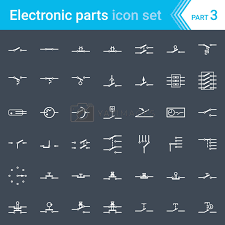 The electrical symbols represent various components, devices, and functionalities present in a circuit. Stock Photos Royalty Free Images Vectors Footage Yayimages