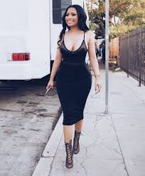 Nicki Minaj Nickiminaj Smile Dress Black Hair Beautiful Background Wallpaper Fashion Bodycon Dress Nicki Minaj