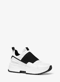 The pull tab at the back makes them easy to slip on and off, while a white platform sole adds cool contrast. Ø§Ù„Ø´Ø¹ÙŠØ±Ø§Øª Ø§Ù„Ø¯Ù…ÙˆÙŠØ© Ø¯Ø§Ø¦Ø±ÙŠ Ù…Ù‚Ø·Ø¹ ÙØ±Ø§Ø´Ø© Cosmo Knit Slip On Trainer By Michael Kors Cabuildingbridges Org