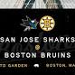 Boston Bruins vs. San Jose Sharks event image