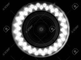 Ring Light With Lense And Symmetric Reflection Close Up Stock Photo Picture And Royalty Free Image Image 138499396