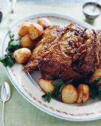 Standing Rib Roast With Roasted Potatoes Recipe Recipe Standing Rib Roast Rib Roast Beef Recipes